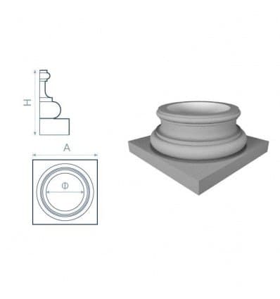 Base de colonne PK2