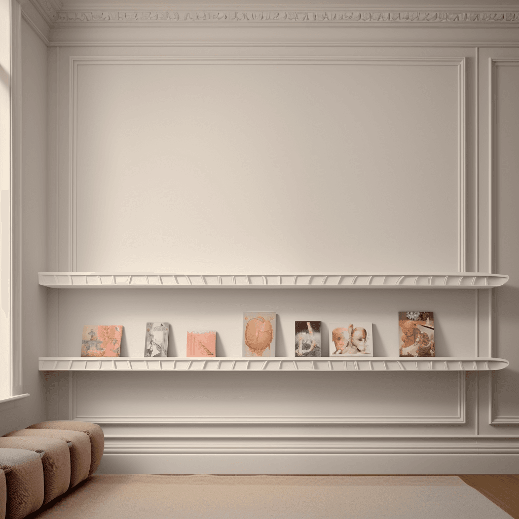 Les moulures décoratives dans la chambre d'enfant